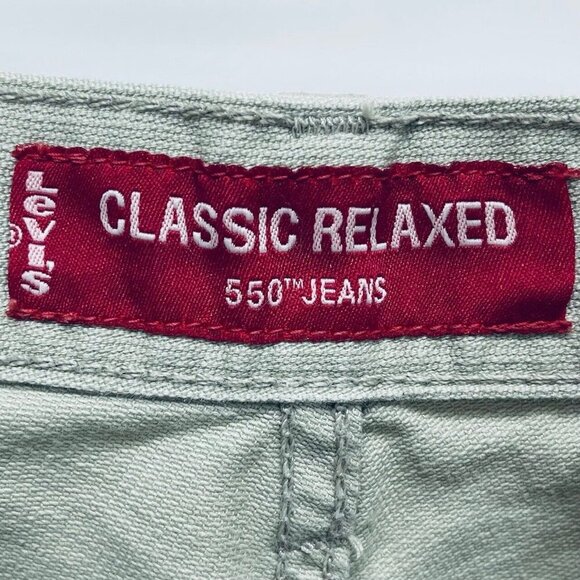 Vintage Levi’s 550 Jeans Sz 10M Relaxed Fit Womens Light Wash Tapered Leg Beige - Picture 7 of 12